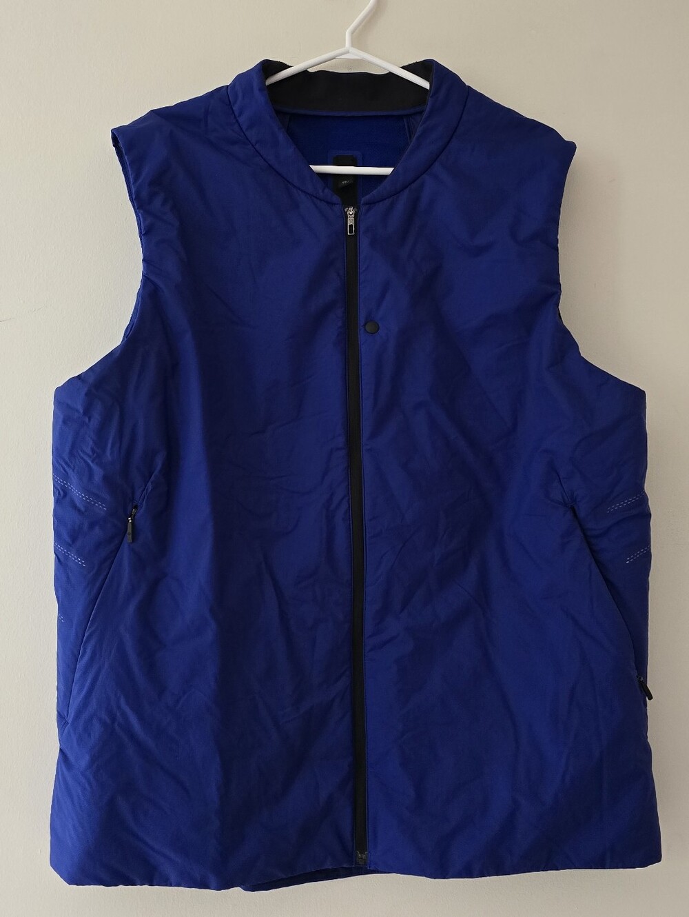 lululemon athletica cobalt blue  Slim Fit zip-front vest